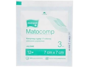 Zdjęcie produktu MATOCOMP Kompresy Z Gazy 17-nitkowej 12-warstwowe