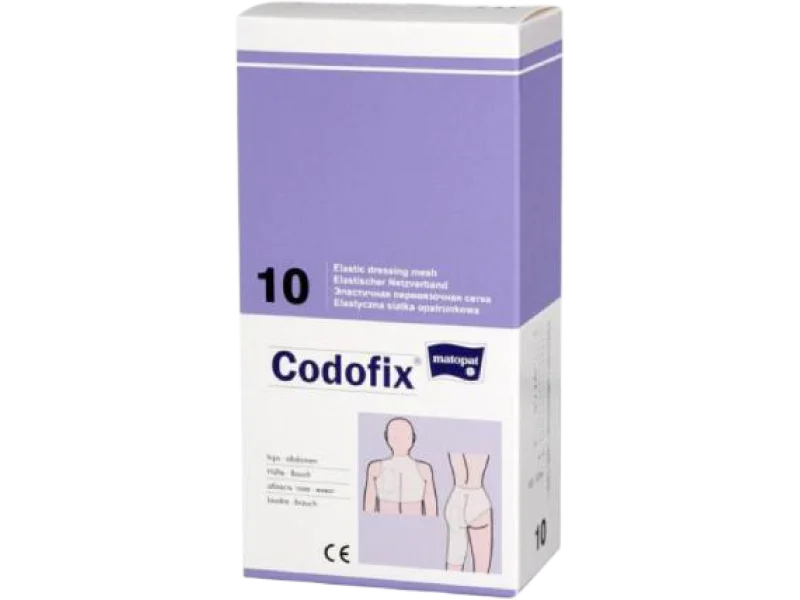 MATOPAT Codofix 10 Elastyczna siatka opatrunkowa na biodra, brzuch