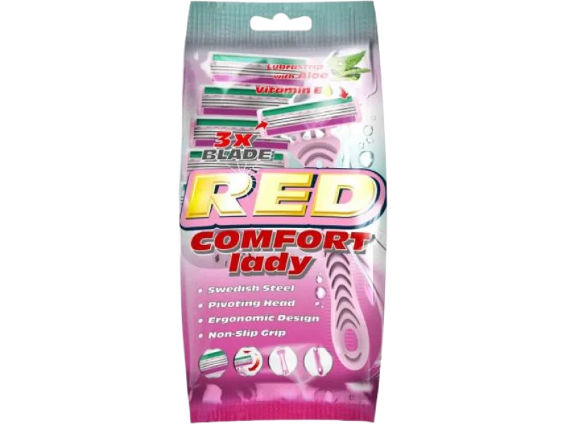 Mattes Red Comfort Lady Maszynka do golenia jednorazowa damska, sprzęt medyczny