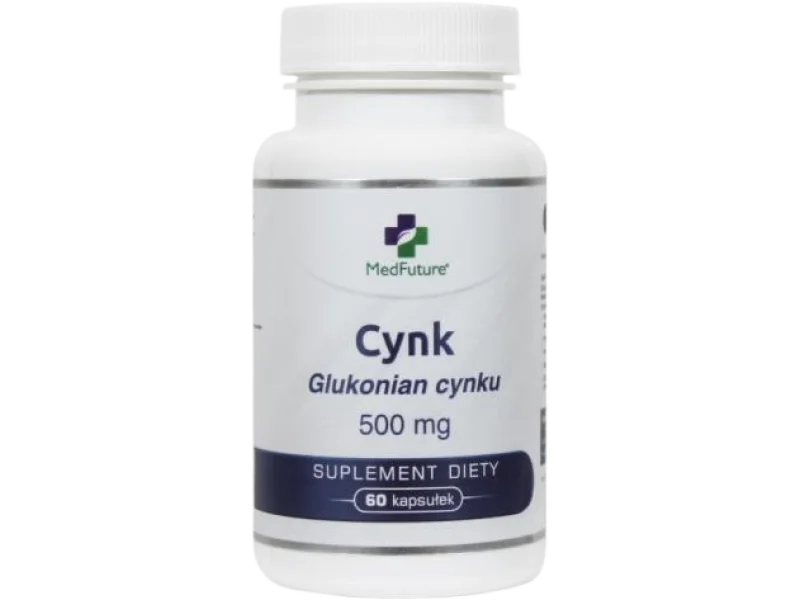 MedFuture Cynk Glukonian Cynku, kapsułki, 57,6 mg