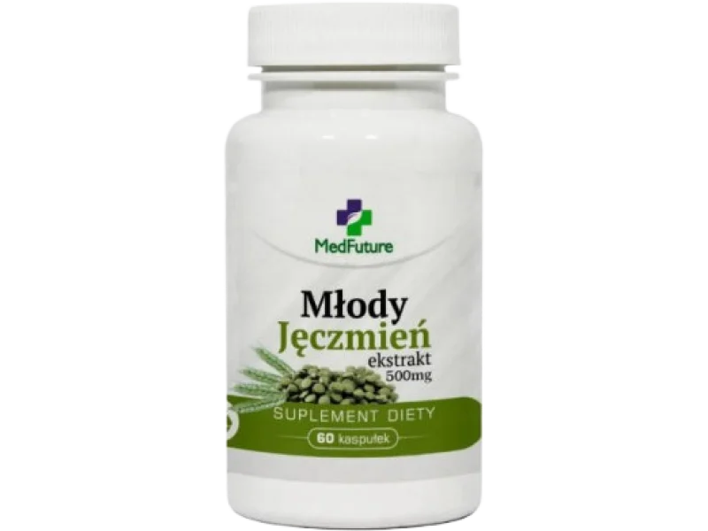 MedFuture Młody Jęczmień ekstrakt, kapsułki, 500 mg