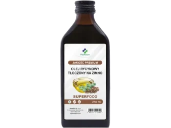 Zdjęcie produktu MedFuture Olej rycynowy nierafinowany, tłoczony na zimno, olejek
