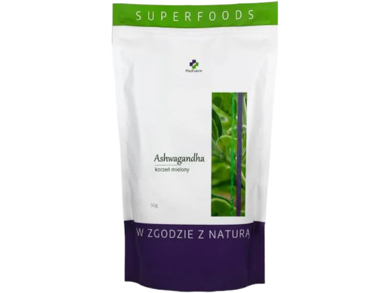 MedFuture Super Food Ashwagandha korzeń mielony, proszek