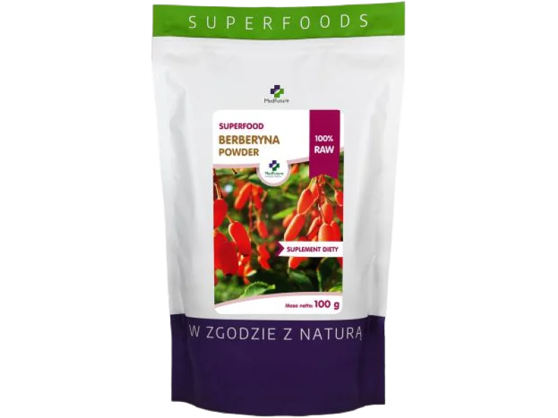 MedFuture Super Food Berberyna Powder, proszek, 25 mg