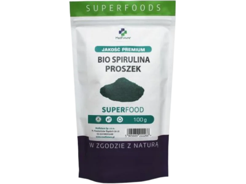 MedFuture Super Food Bio Spirulina, proszek