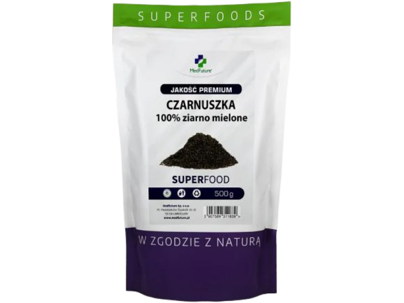 MedFuture Super Food Czarnuszka ziarno mielone, proszek