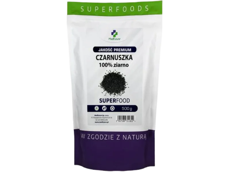 MedFuture Super Food Czarnuszka ziarno, ziarno pojedyncze