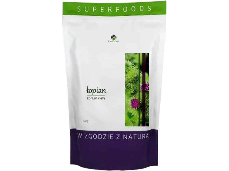 MedFuture Super Food Łopian korzeń cięty, zioła do zaparzania
