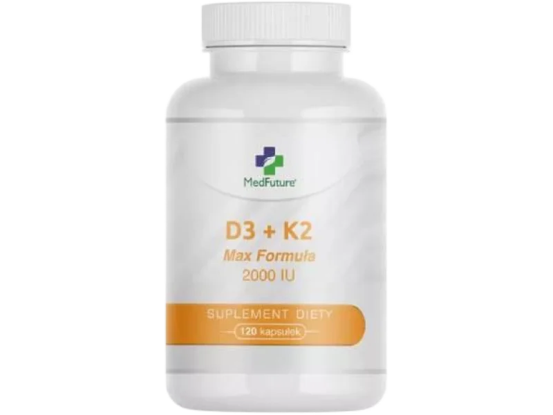 MedFuture Witamina D3 + K2 Max Formuła, kapsułki miękkie