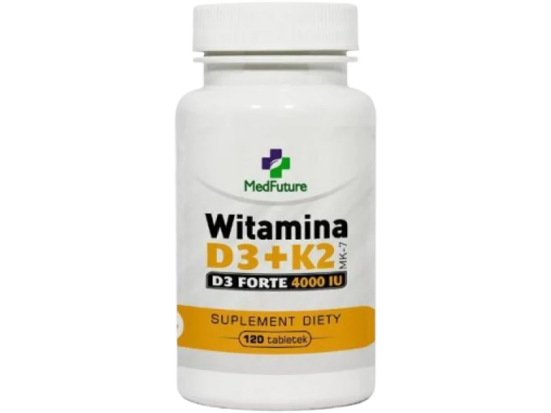 MedFuture Witamina D3+K2 MK-7 Forte 4000IU, tabletki