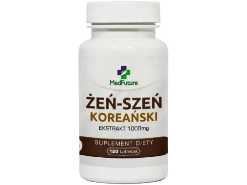 MedFuture Żeń-szeń koreański, tabletki, 1000 mg