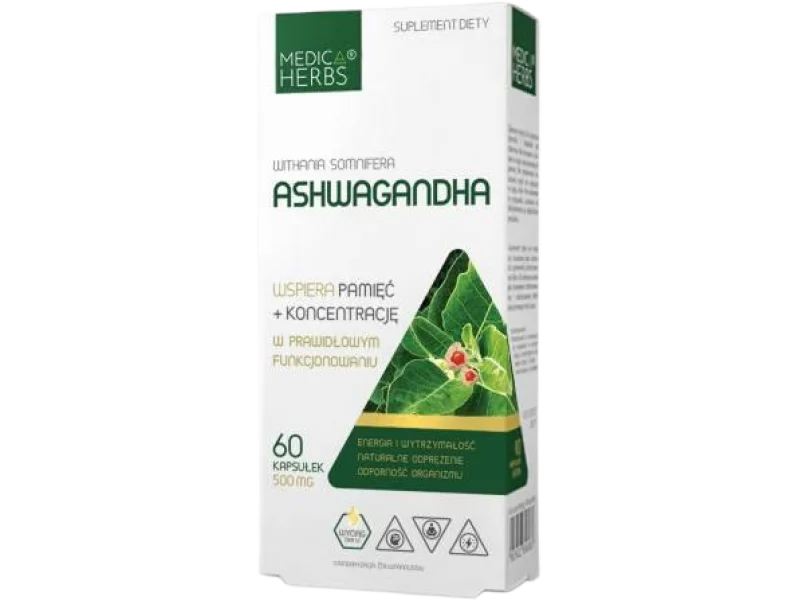 MEDICA HERBS Ashwagandha, kapsułki