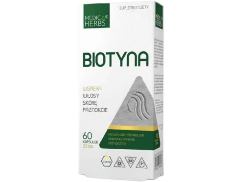Medica Herbs Biotyna, kapsułki, 2,5 mg