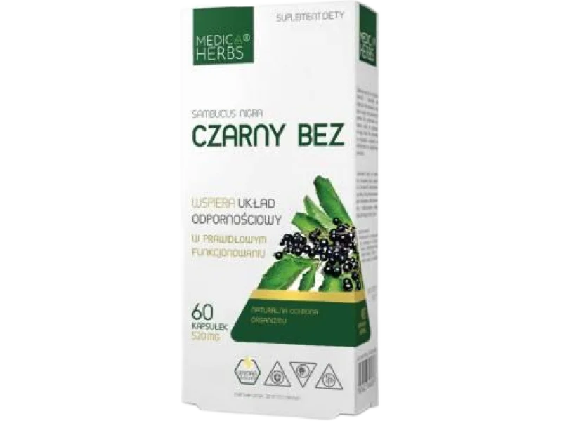 Medica Herbs Czarny Bez, kapsułki
