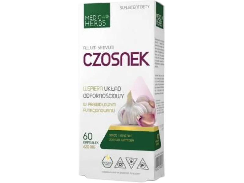 Medica Herbs Czosnek, kapsułki, 620 mg