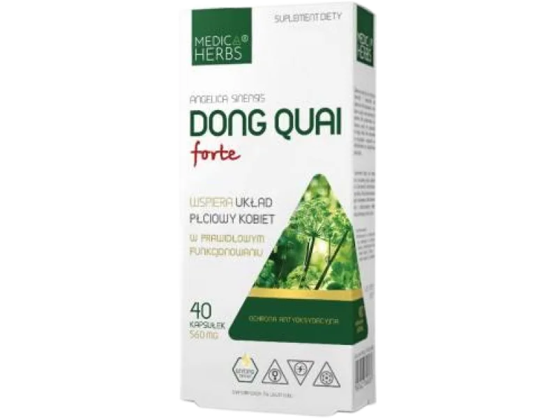 Medica Herbs Dong Quai Forte, kapsułki, 560 mg
