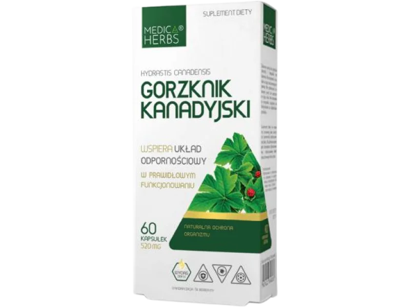 Medica Herbs Gorzknik kanadyjski, kapsułki