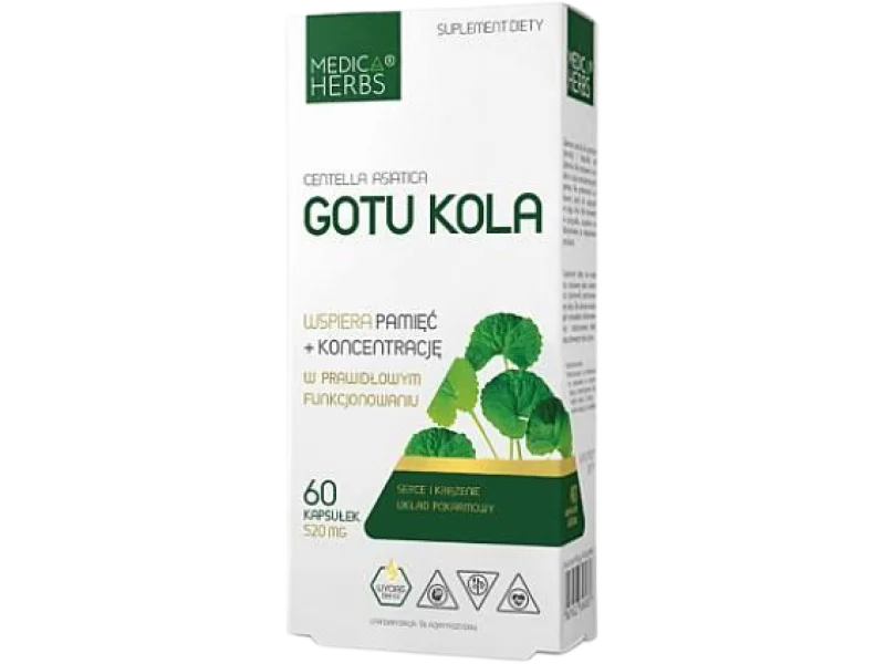 Medica Herbs Gotu Kola, kapsułki