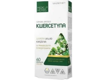 Zdjęcie produktu MEDICA HERBS Kwercetyna, kapsułki, 418 mg