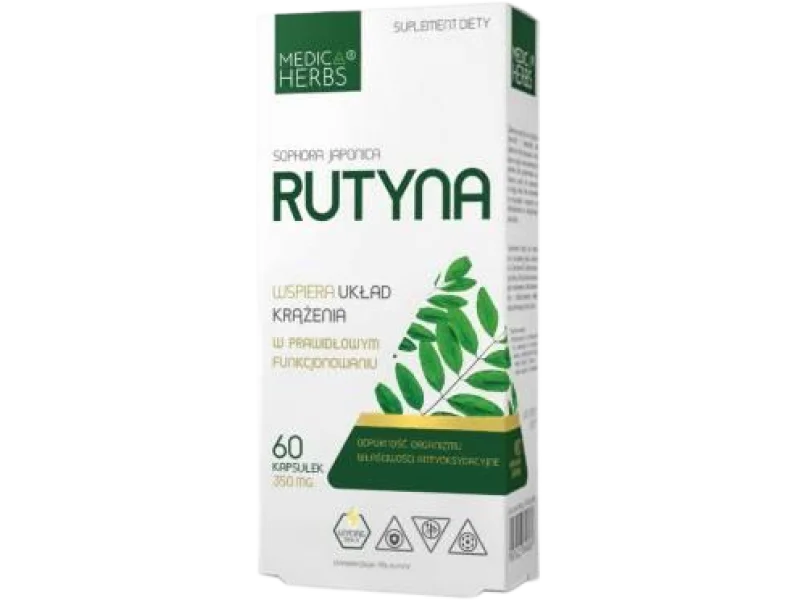 Medica Herbs Rutyna, kapsułki, 332,5 mg