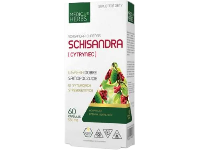 Medica Herbs Schisandra (Cytryniec), kapsułki