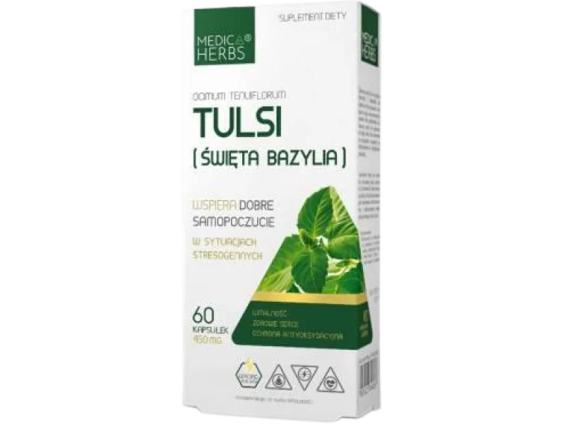 Medica Herbs Tulsi (Święta Bazylia), kapsułki