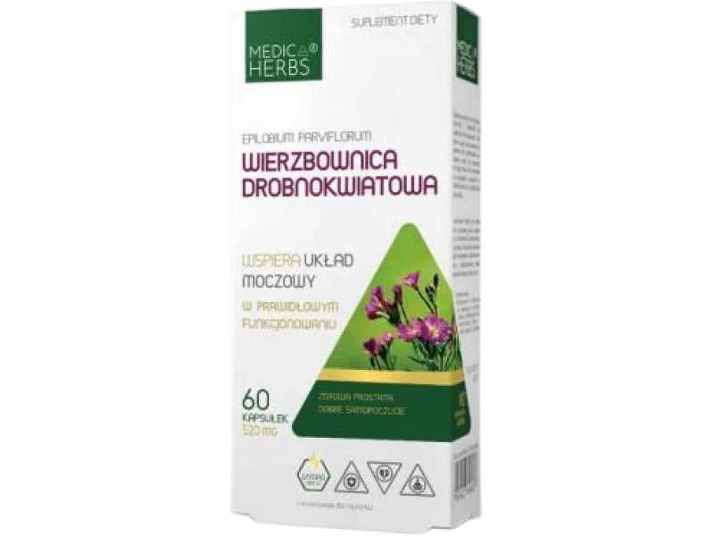 Medica Herbs Wierzbownica Drobnokwiatowa, kapsułki, 530 mg
