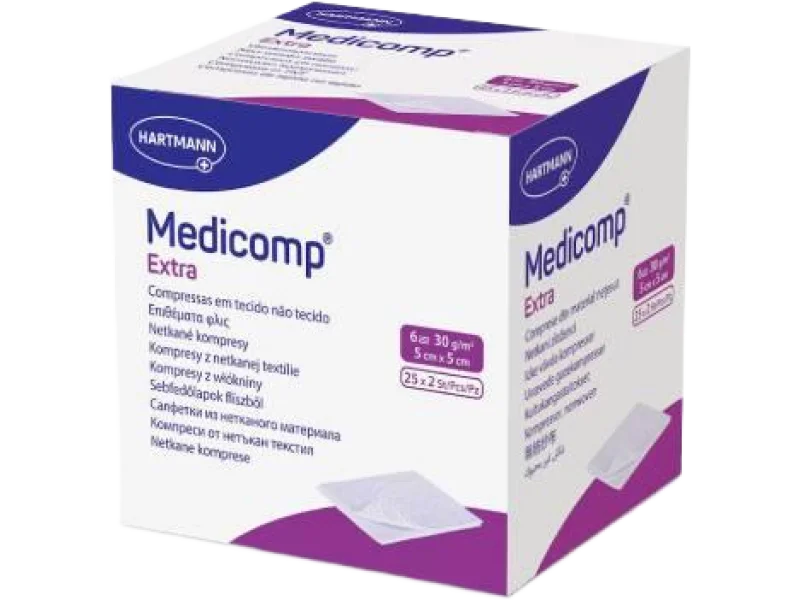 MEDICOMP EXTRA kompresy jałowe 6-warstwowe