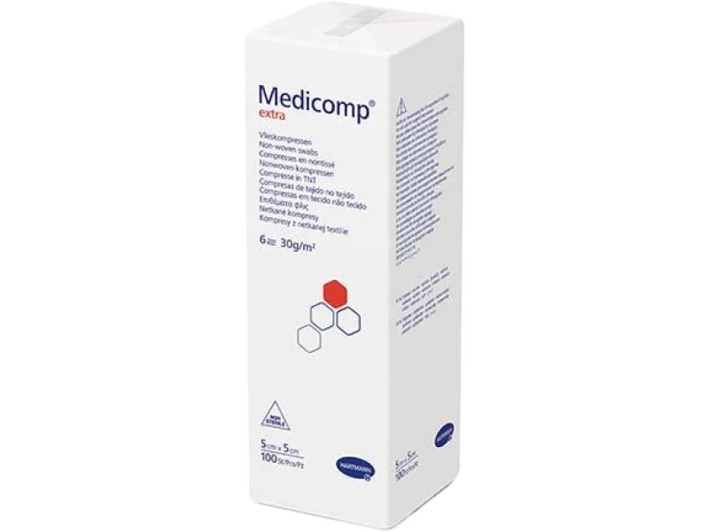 MEDICOMP EXTRA kompresy niejałowe włókninowe