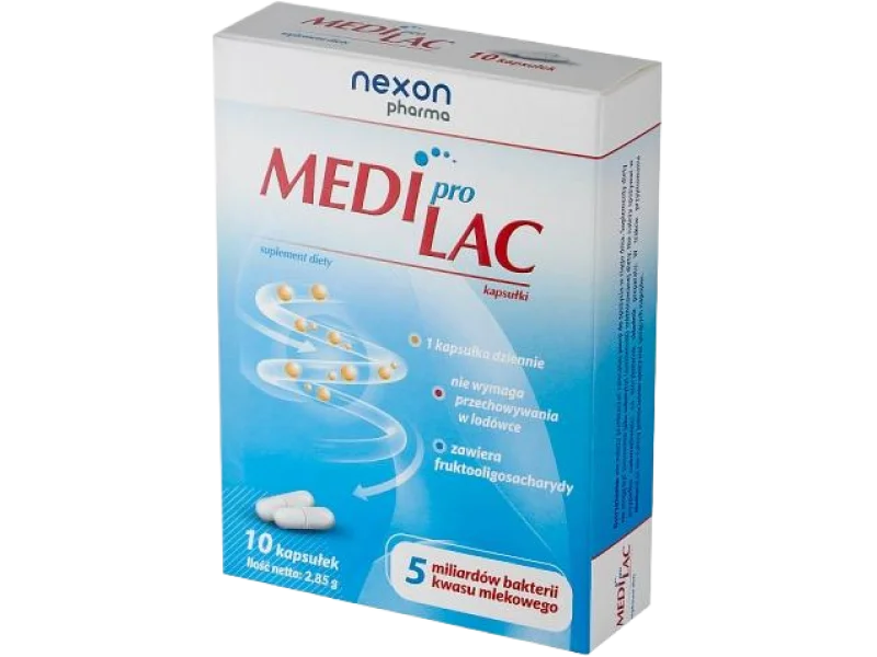 MediproLac Probiotyk + Prebiotyk, kapsułki