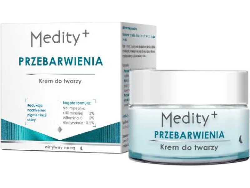 MEDITY+ PRZEBARWIENIA Krem do twarzy na noc