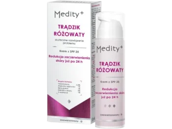 Zdjęcie produktu MEDITY+ TRĄDZIK RÓŻOWATY Krem naprawczy na dzień z SPF 25