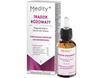 MEDITY+ TRĄDZIK RÓŻOWATY Regenerujące serum do twarzy
