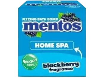 Zdjęcie produktu MENTOS Kula do kąpieli jeżyna, kulki