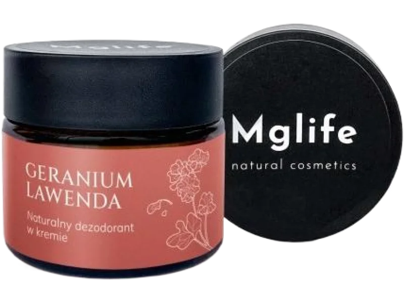 Mglife Naturalny dezodorant w kremie Geranium i Lawenda