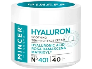 Zdjęcie produktu Mincer Hyaluron 401 Łagodzący krem do twarzy 40+