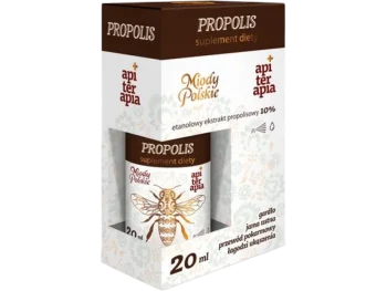 Zdjęcie produktu Miody Polskie Propolis forte 10% ekstrakt propolisowy, krople, 10%