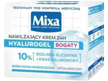 Zdjęcie produktu MIXA HYALUROGEL Bogaty krem nawilżający