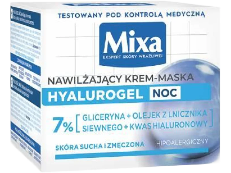 MIXA HYALUROGEL Noc Krem-maska