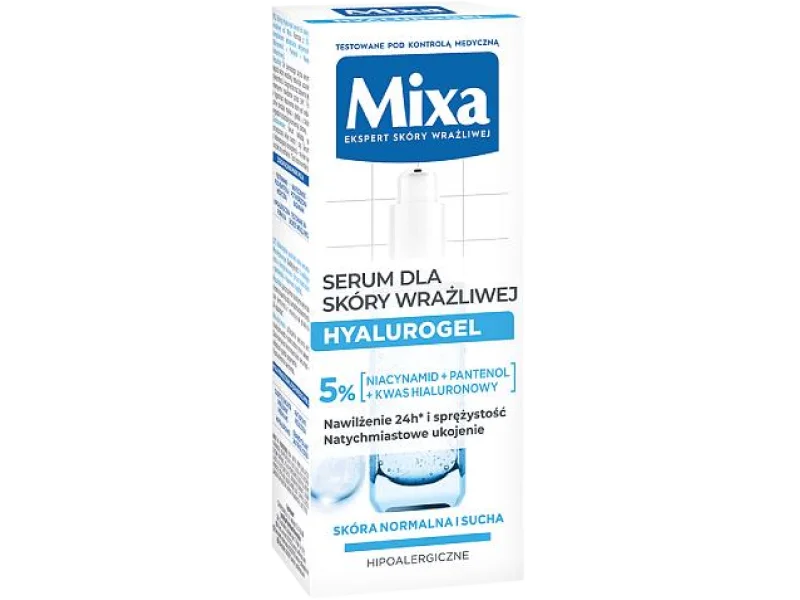 MIXA Hyalurogel Serum dla skóry wrażliwej z kwasem hialuronowym