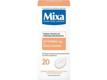 MIXA Lab Radiance Fluid krem do twarzy z witaminą C i SPF20 przeciw przebarwieniom