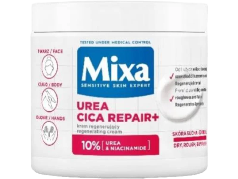 MIXA Urea Cica Repair+ Regenerujący krem do twarzy i ciała
