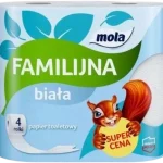 Mola Familijna papier toaletowy biały