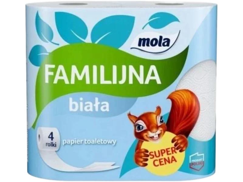 Mola Familijna Papier toaletowy biały