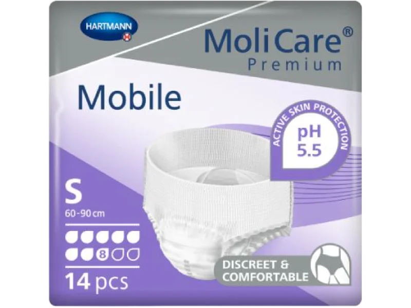 MoliCare Premium Mobile Majtki chłonne 8 kropli, pieluchomajtki