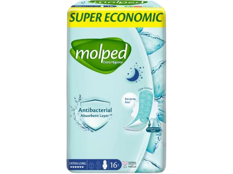 MOLPED Antybakteryjne podpaski EXTRA HYGIENE extra long