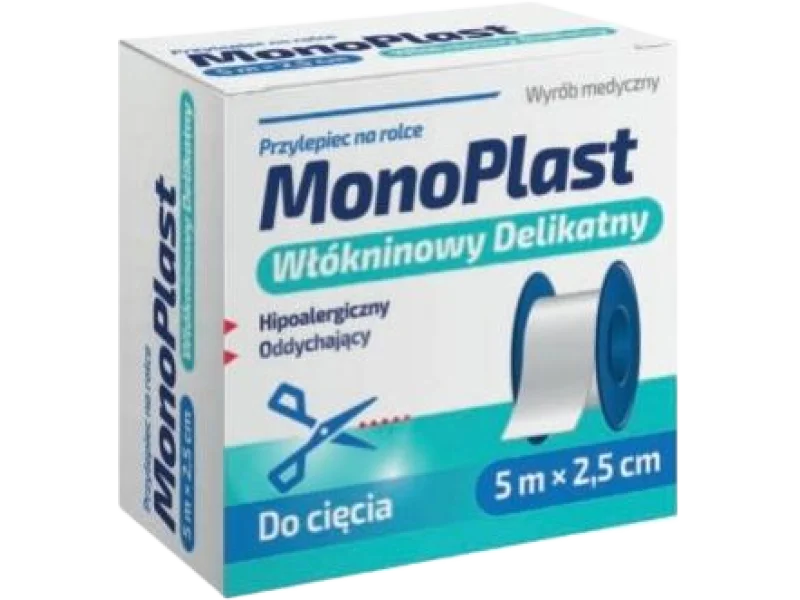 MonoPlast Przylepiec włókninowy delikatny