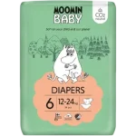 MOOMIN BABY Diapers Pieluszki ekologiczne 6 (12-24kg), pieluchomajtki