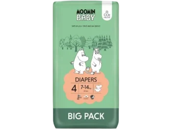 Zdjęcie produktu MOOMIN BABY Diapers Pieluszki ekologiczne, pieluchy