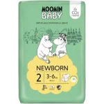 MOOMIN BABY Newborn pieluszki ekologiczne, 3-6 kg, pieluchy